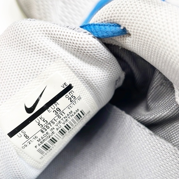 Nike Flex 2016 Run gray/green athletic running shoes - Picture 9 of 11